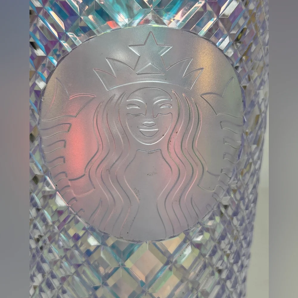 Starbucks 2022 - 24oz. Iridescent Lavender Diamond-Cut Cold Cup"Limited Edition" - Picture 5 of 9